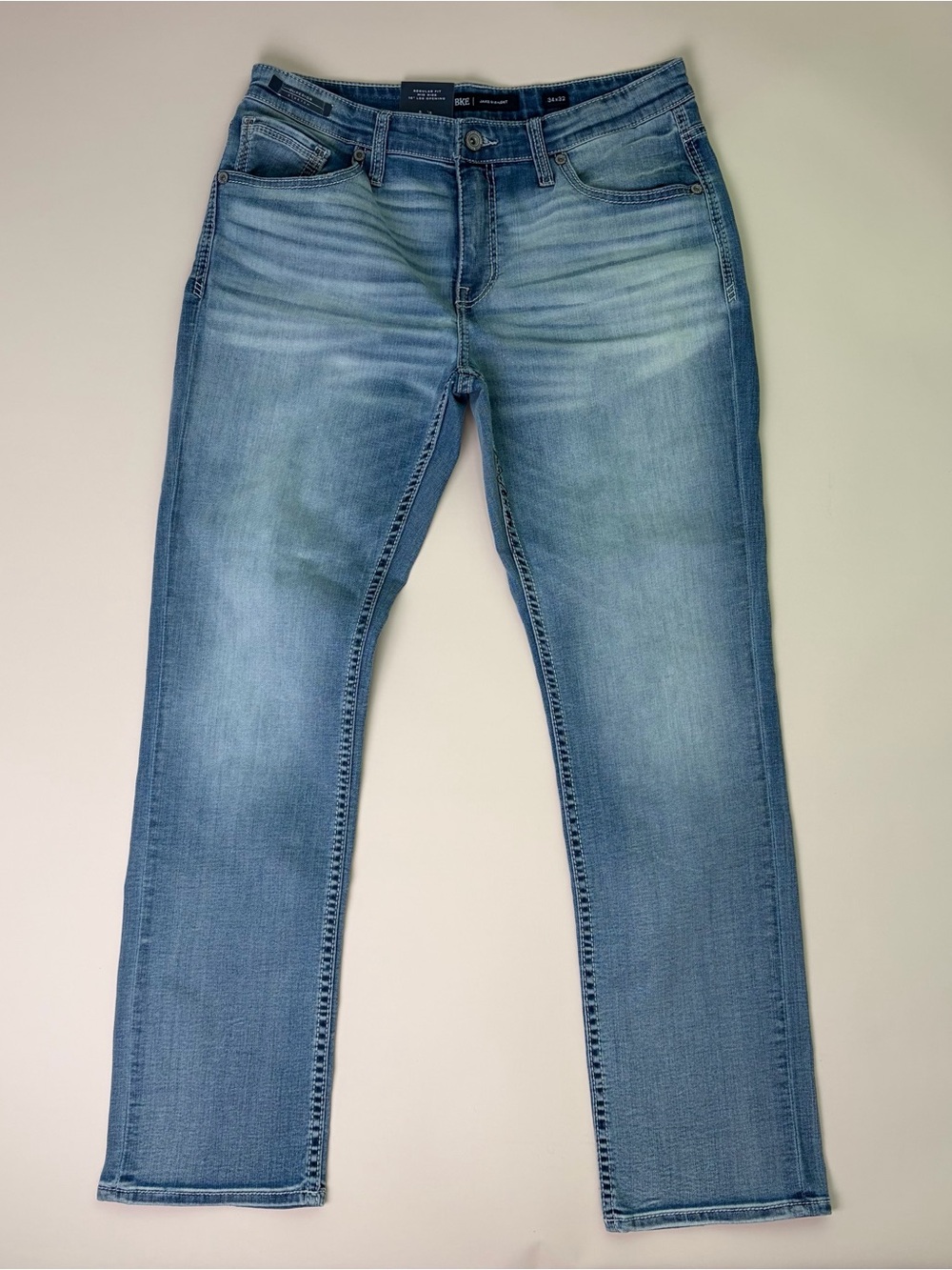 BKE Light Blue Slim Straight Men’s Jeans